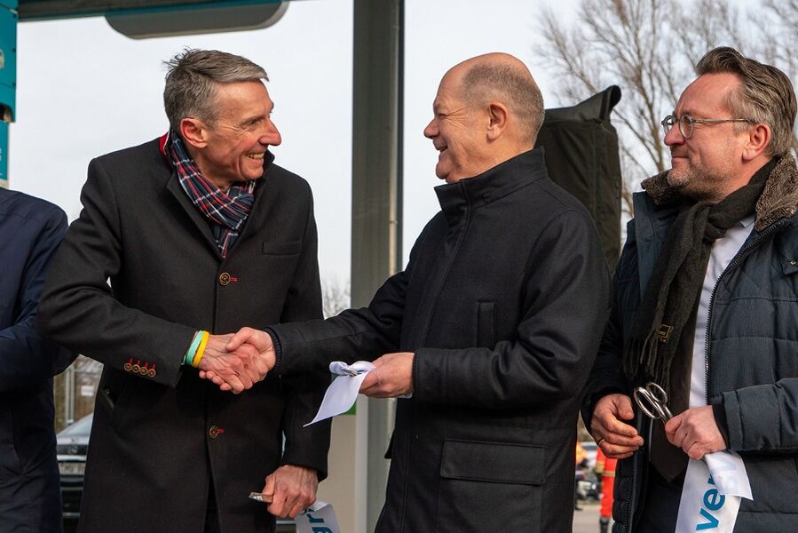 Andre Wellbrock und Olaf Scholz